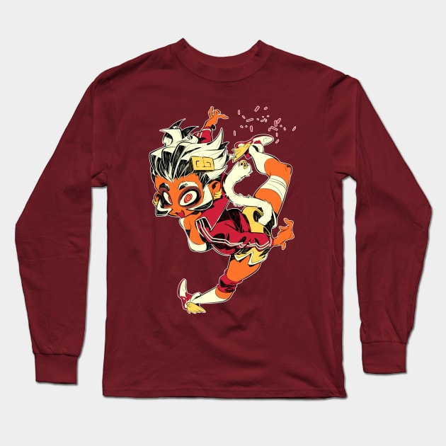 Monkey girl Long Sleeve T-Shirt by Rafchu